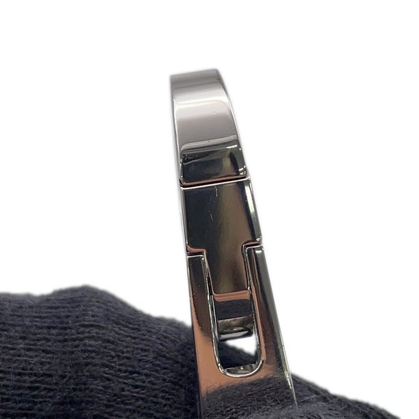 エルメス ショルダーストラップ バンドリエール サングル カヴァル ブラック/ホワイト/ブルー/シルバー金具 W刻印