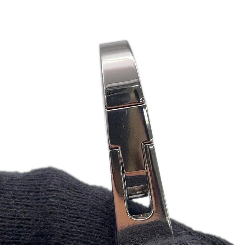 エルメス ショルダーストラップ バンドリエール サングル カヴァル ブラック/ホワイト/ブルー/シルバー金具 W刻印