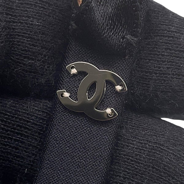 シャネル カチューシャ ココマーク シルク 26C AAB860 CHANEL ヘアアクセサリー 黒