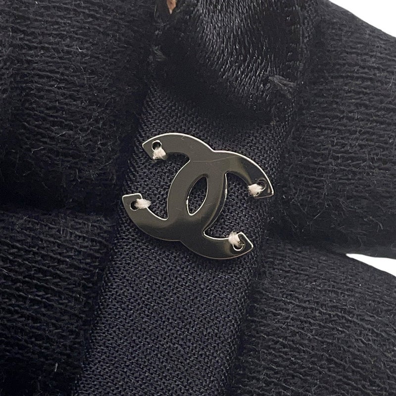 シャネル カチューシャ ココマーク シルク 26C AAB860 CHANEL ヘアアクセサリー 黒