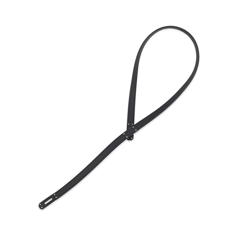 エルメス ネックレス タイネックレス ケリー ブラック/シルバー金具 スイフト W刻印 HERMES 黒