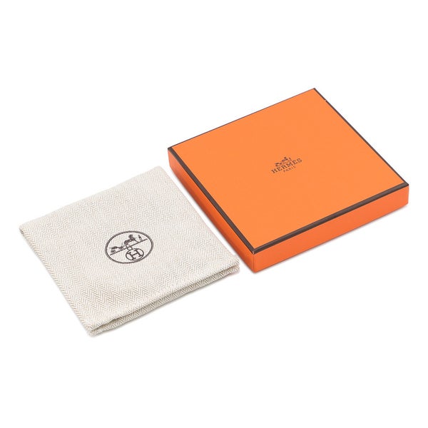 エルメス ネックレス タイネックレス ケリー ブラック/シルバー金具 スイフト W刻印 HERMES 黒