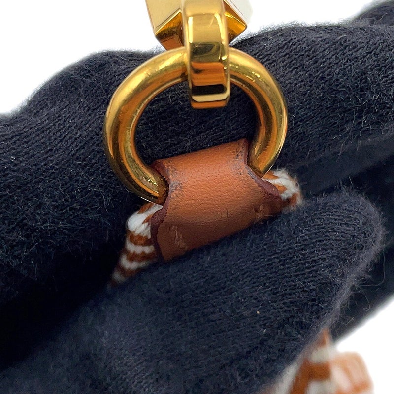 エルメス ショルダーストラップ バンドリエール サングル カヴァル エクリュ/ベージュ/ゴールド/ゴールド金具 B刻印