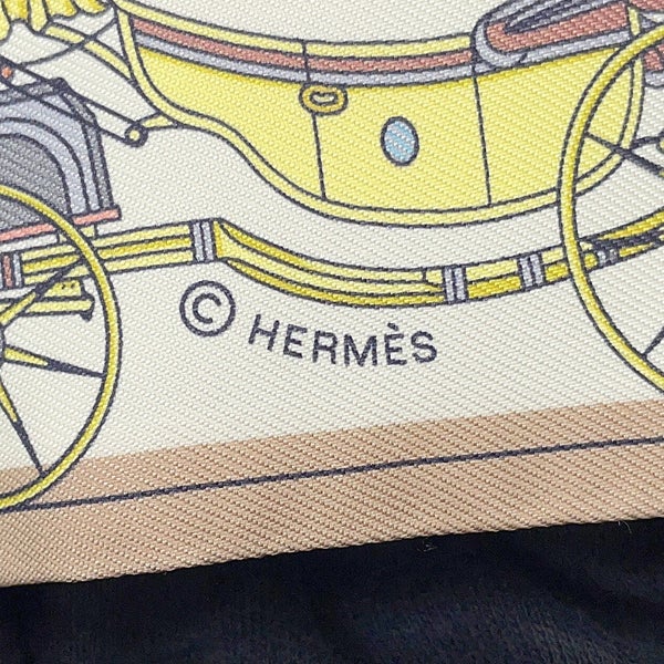 エルメス スカーフ ツイリー 馬車の変遷 Les Voitures Nouvelles HERMES シルク 2024春夏