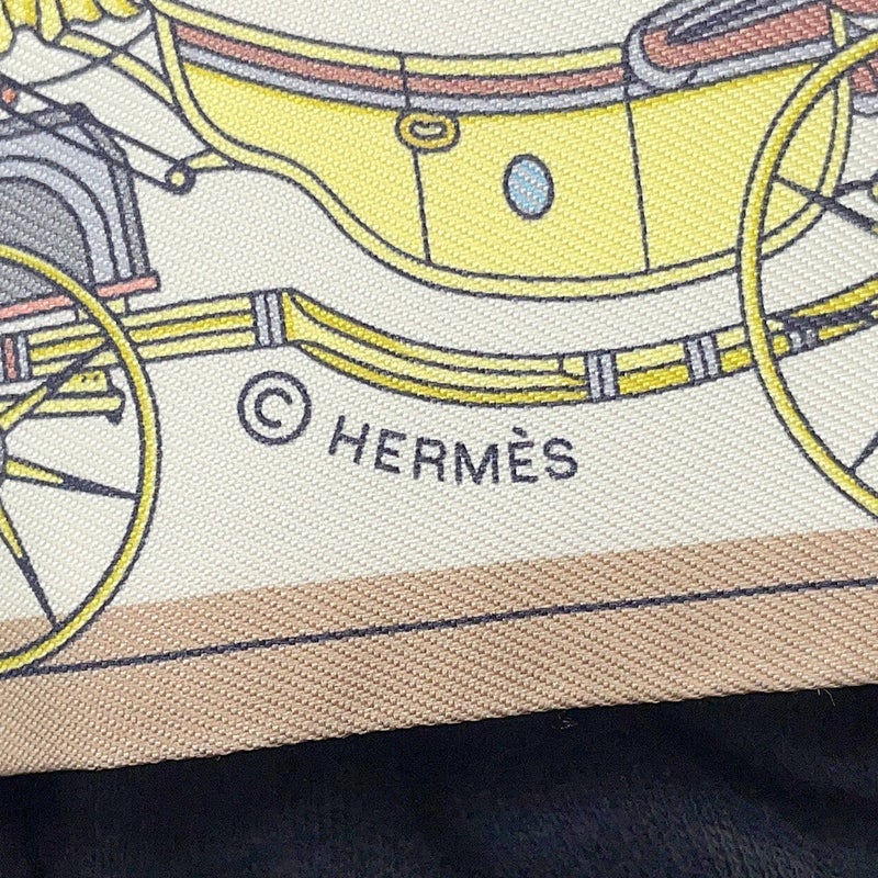 エルメス スカーフ ツイリー 馬車の変遷 Les Voitures Nouvelles HERMES シルク 2024春夏