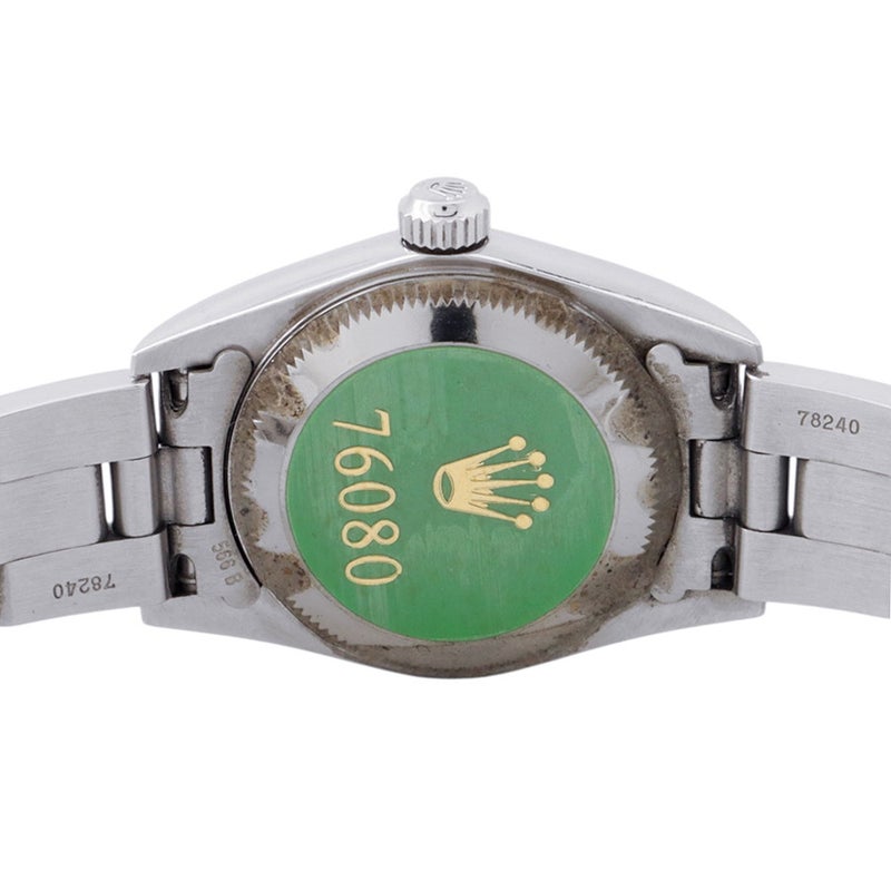 ロレックス オイスターパーペチュアル24 P番 76080 ROLEX 腕時計 ウォッチ ブルー文字盤