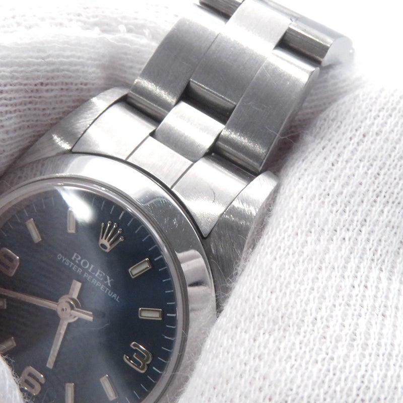 ロレックス オイスターパーペチュアル24 P番 76080 ROLEX 腕時計 ウォッチ ブルー文字盤