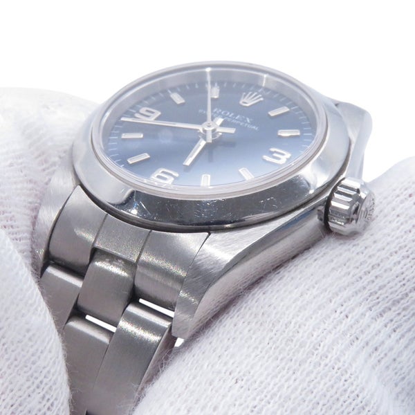 ロレックス オイスターパーペチュアル24 P番 76080 ROLEX 腕時計 ウォッチ ブルー文字盤