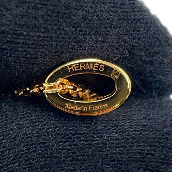 エルメス ネックレス ミニ・ポップアッシュ ロカバール マラバル ヴェール/ローズ/ゴールド金具 HERMES アクセサリー