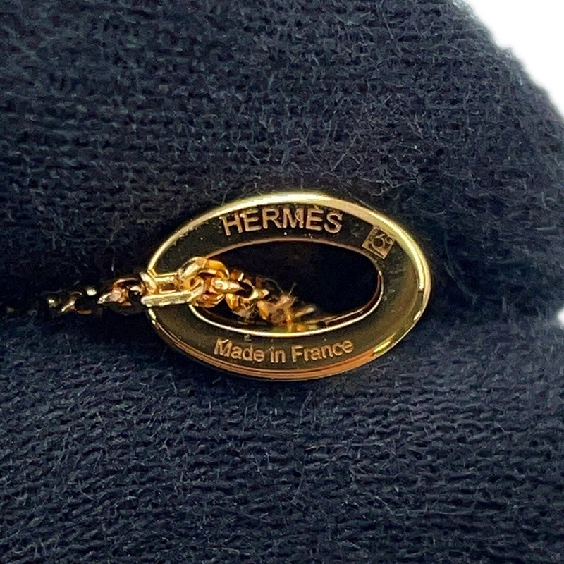 エルメス ネックレス ミニ・ポップアッシュ ロカバール マラバル ヴェール/ローズ/ゴールド金具 HERMES アクセサリー