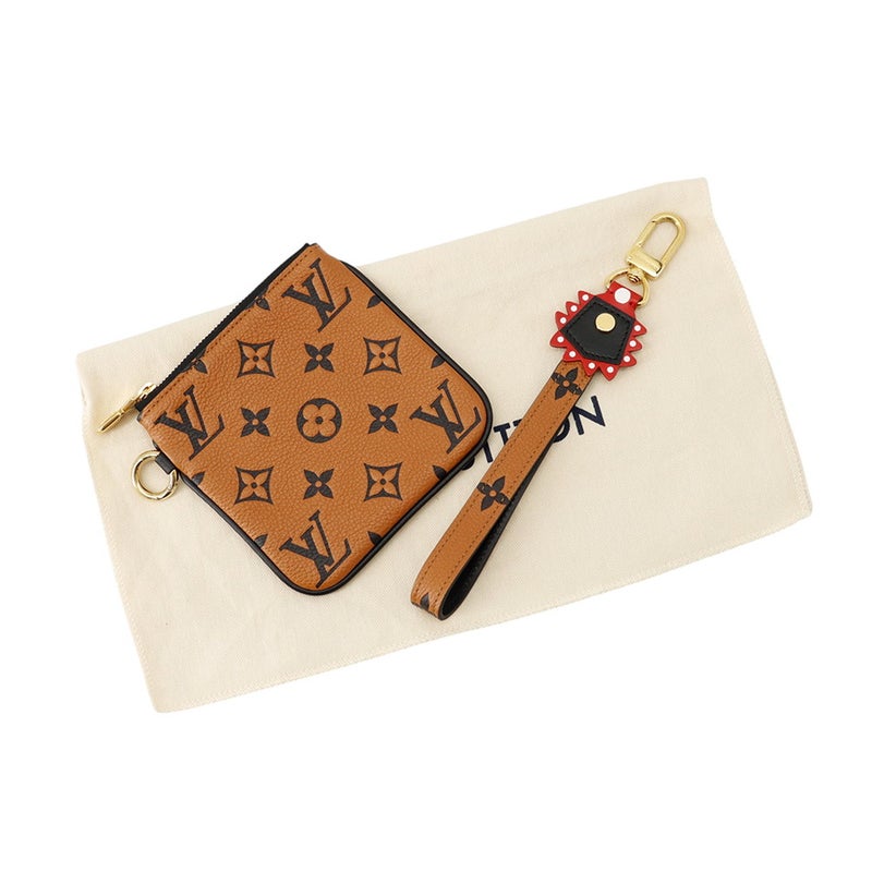 ルイヴィトン ポーチ モノグラム・アンプラント ポシェット・トリオ LVクラフティ M69516  LOUIS VUITTON 黒