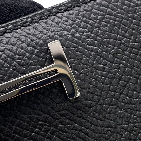エルメス カードケース ベアン ミニ ブラック/シルバー金具 エプソン B刻印 HERMES 名刺入れ 黒