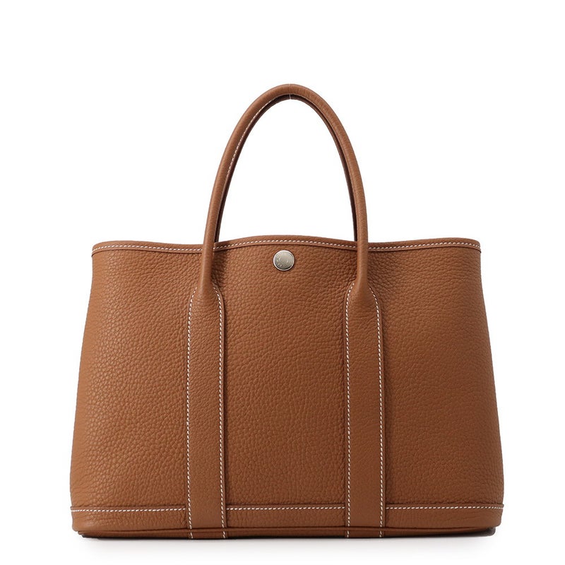 エルメス トートバッグ ガーデンパーティTPM ゴールド/シルバー金具 ネゴンダ W刻印 HERMES Garden Party