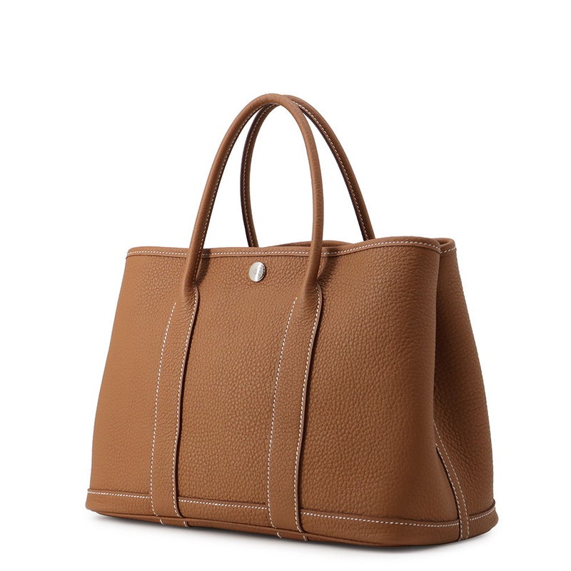 エルメス トートバッグ ガーデンパーティTPM ゴールド/シルバー金具 ネゴンダ W刻印 HERMES Garden Party