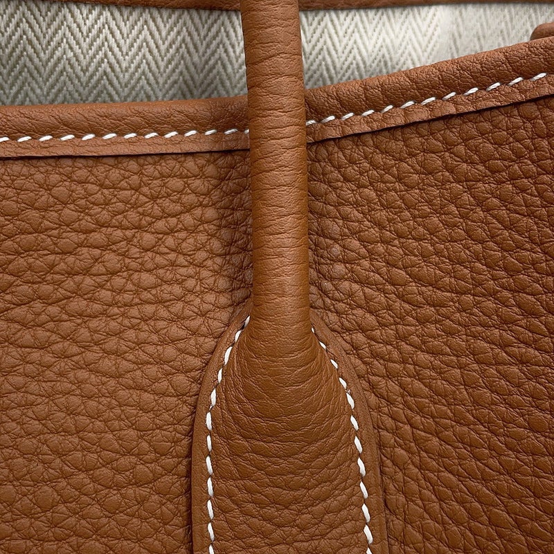 エルメス トートバッグ ガーデンパーティTPM ゴールド/シルバー金具 ネゴンダ W刻印 HERMES Garden Party