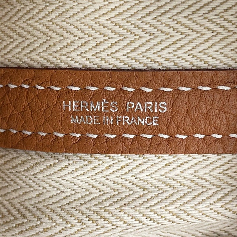 エルメス トートバッグ ガーデンパーティTPM ゴールド/シルバー金具 ネゴンダ W刻印 HERMES Garden Party