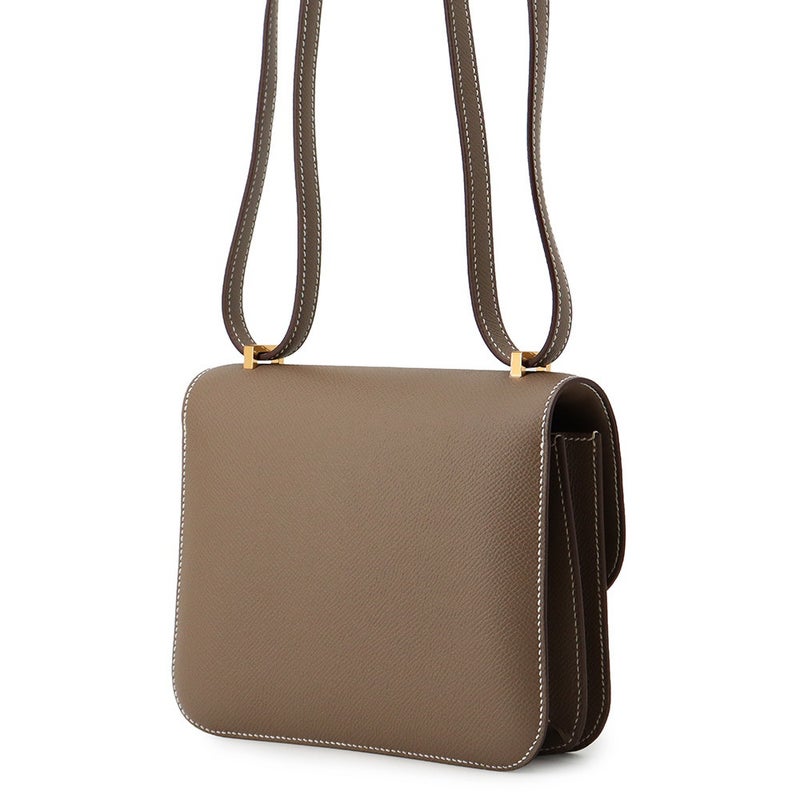 エルメス ショルダーバッグ ミニ コンスタンス3 ミロワール エトゥープ/ゴールド金具 エプソン G刻印 HERMES Constance