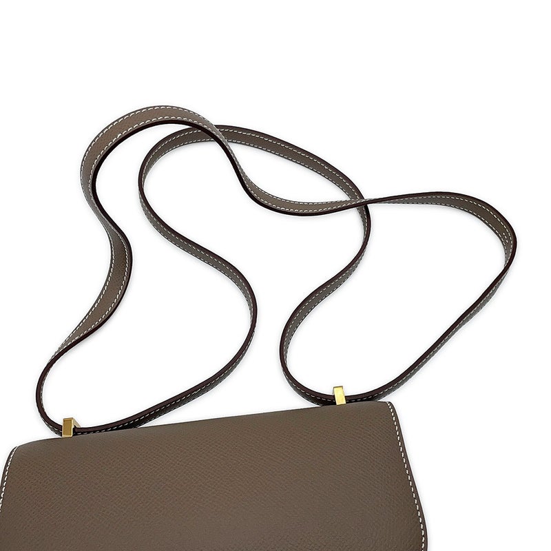 エルメス ショルダーバッグ ミニ コンスタンス3 ミロワール エトゥープ/ゴールド金具 エプソン G刻印 HERMES Constance