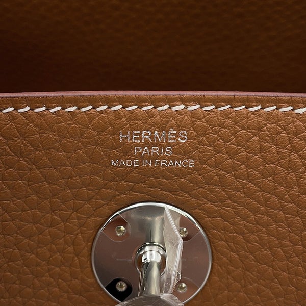 エルメス ハンドバッグ リンディ26  ゴールド/シルバー金具 トリヨンクレマンス G刻印 HERMES 2way ショルダーバッグ