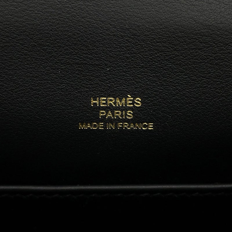 エルメス ハンドバッグ ポシェットケリー ブラック/ゴールド金具 スイフト G刻印 HERMES バッグ 黒