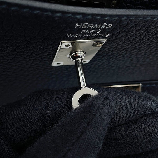 エルメス ハンドバッグ ケリー25 内縫い キャバン/シルバー金具 トゴ W刻印 HERMES Kelly 2wayバッグ