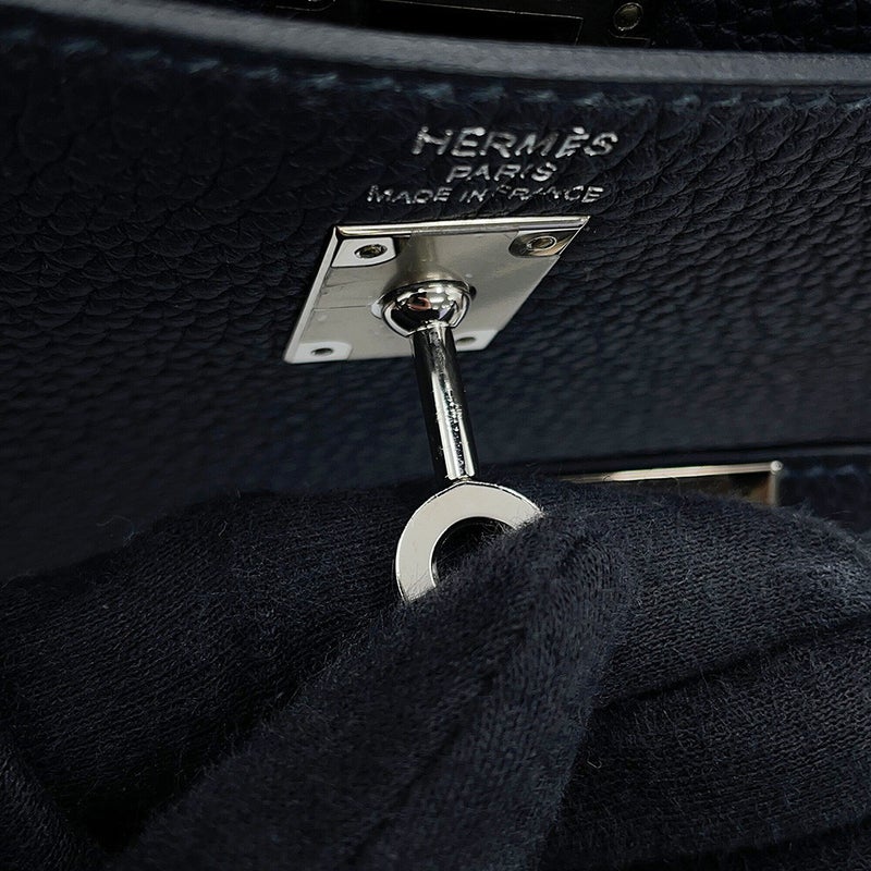 エルメス ハンドバッグ ケリー25 内縫い キャバン/シルバー金具 トゴ W刻印 HERMES Kelly 2wayバッグ