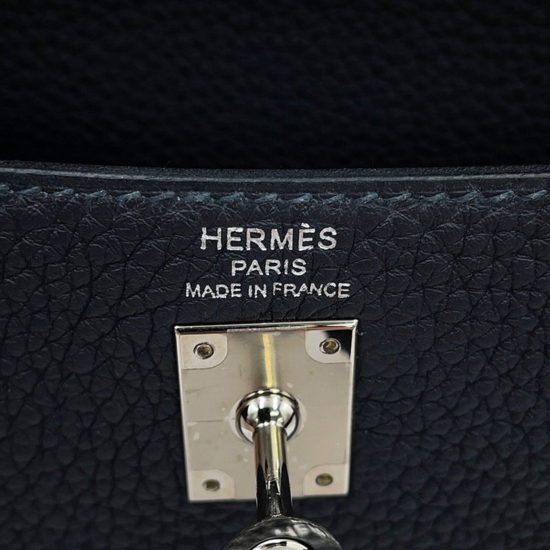 エルメス ハンドバッグ ケリー25 内縫い キャバン/シルバー金具 トゴ W刻印 HERMES Kelly 2wayバッグ