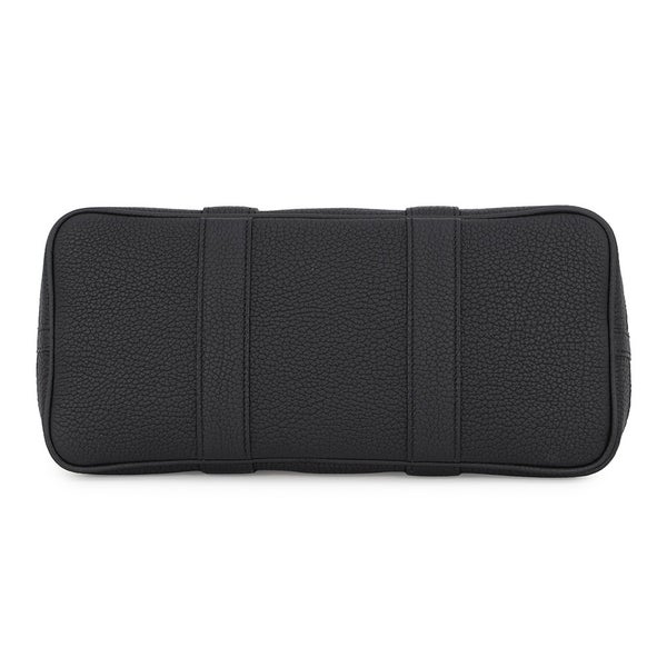 エルメス トートバッグ ガーデンパーティTPM トレンチ/ブラック/シルバー金具 トワルオフィシエ/ネゴンダ K刻印 Garden Party 黒