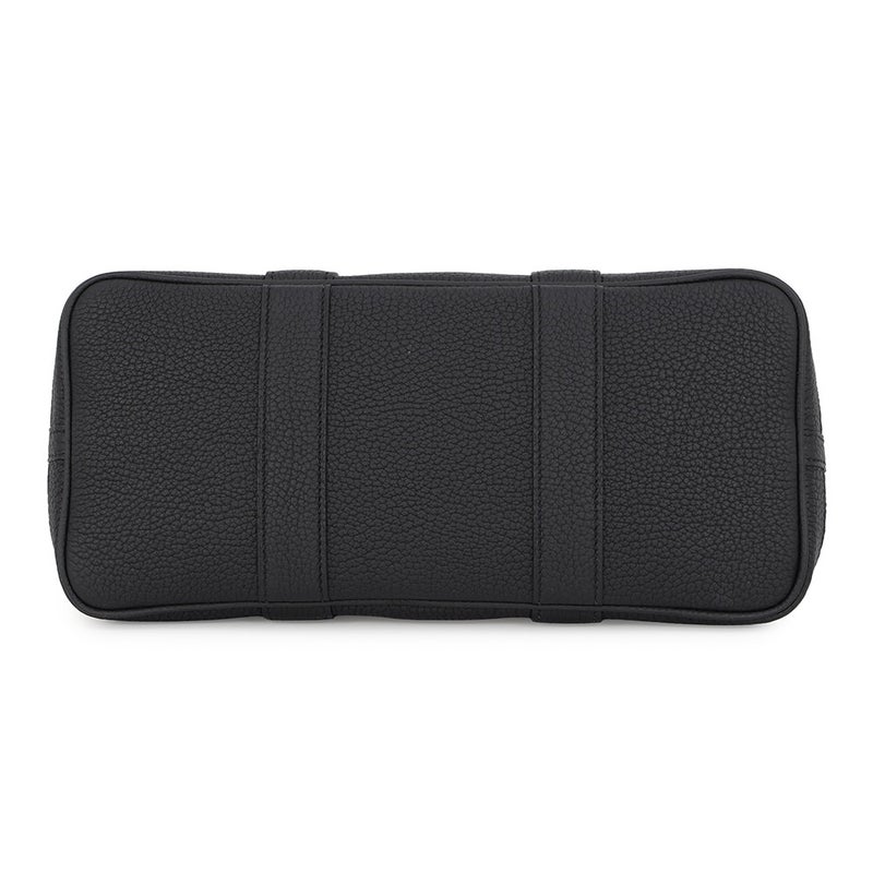 エルメス トートバッグ ガーデンパーティTPM トレンチ/ブラック/シルバー金具 トワルオフィシエ/ネゴンダ K刻印 Garden Party 黒