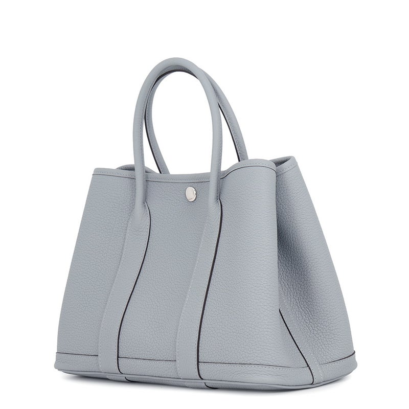 エルメス トートバッグ ガーデンパーティTPM グリパンタン/シルバー金具 ネゴンダ G刻印 HERMES Garden Party