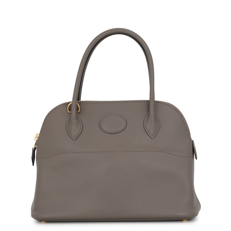エルメス ハンドバッグ ボリード27 エタン/ゴールド金具 スイフト Y刻印 HERMES Bolide 2wayショルダーバッグ
