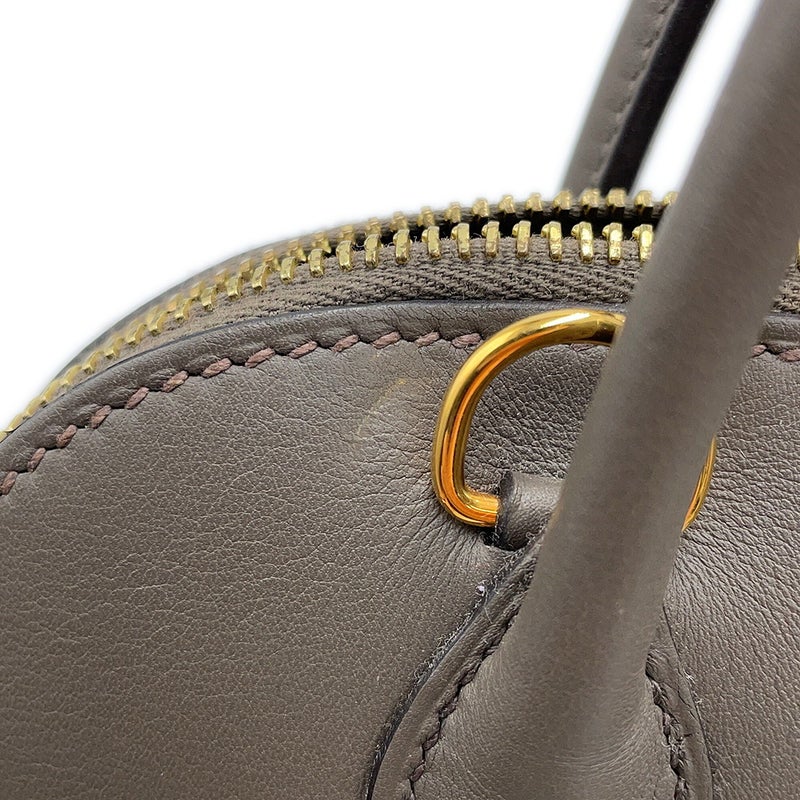 エルメス ハンドバッグ ボリード27 エタン/ゴールド金具 スイフト Y刻印 HERMES Bolide 2wayショルダーバッグ