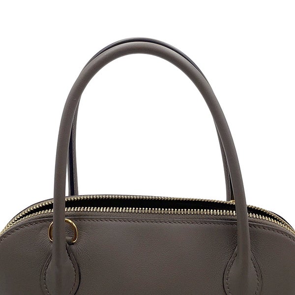エルメス ハンドバッグ ボリード27 エタン/ゴールド金具 スイフト Y刻印 HERMES Bolide 2wayショルダーバッグ