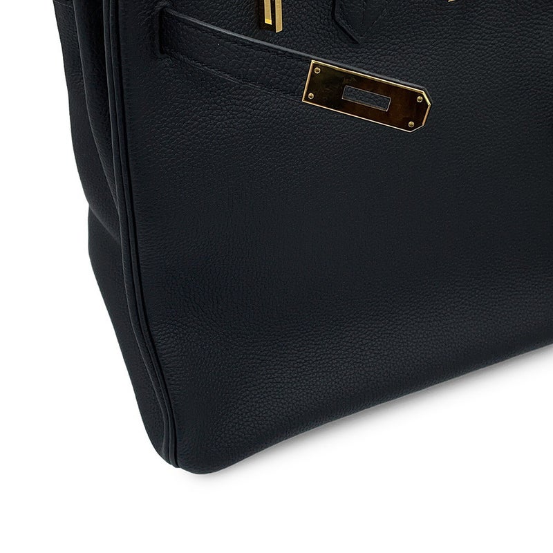 エルメス バーキン40 ブラック/ゴールド金具 トゴ C刻印 HERMES Birkin ハンドバッグ 黒