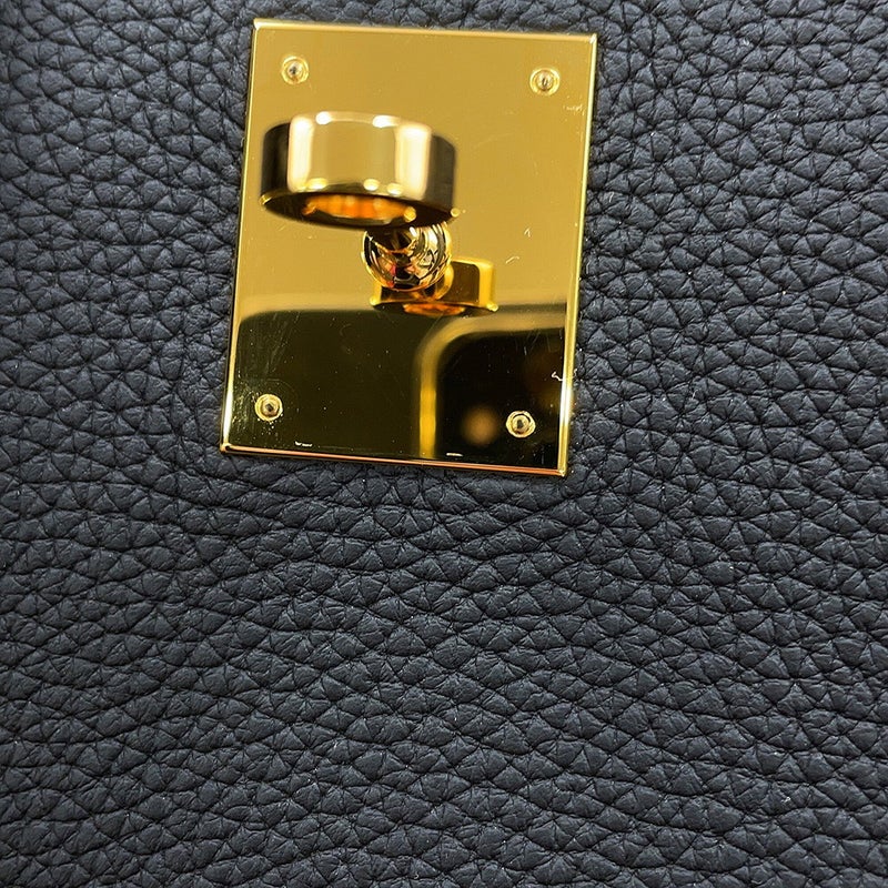 エルメス バーキン40 ブラック/ゴールド金具 トゴ C刻印 HERMES Birkin ハンドバッグ 黒