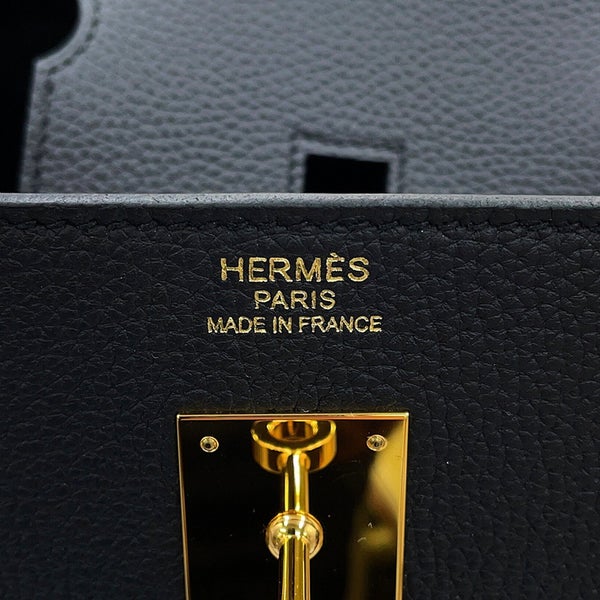 エルメス バーキン40 ブラック/ゴールド金具 トゴ C刻印 HERMES Birkin ハンドバッグ 黒