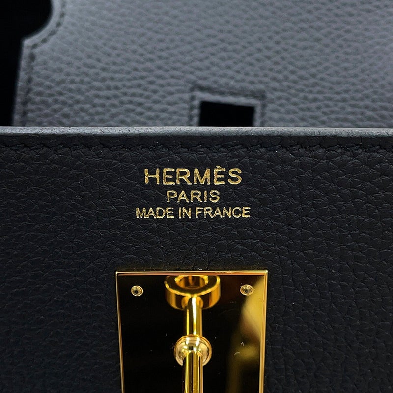 エルメス バーキン40 ブラック/ゴールド金具 トゴ C刻印 HERMES Birkin ハンドバッグ 黒