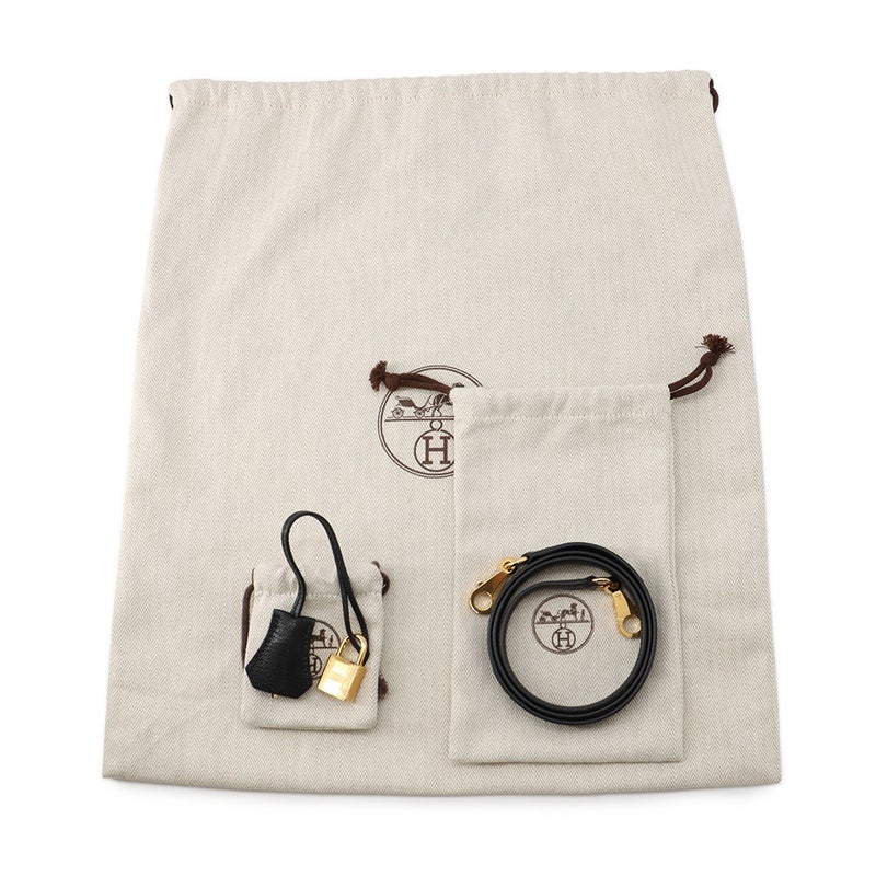 エルメス ハンドバッグ ケリー25 外縫い ブラック/ゴールド金具 シェブルミゾル W刻印 HERMES Kelly 2wayバッグ 黒