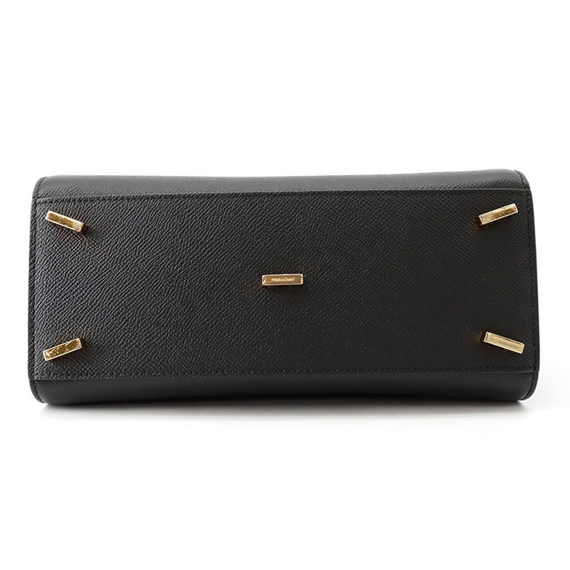 サルヴァトーレ・フェラガモ ハンドバッグ ニュー スタジオ ボックスS 21A210 Ferragamo 2way 黒