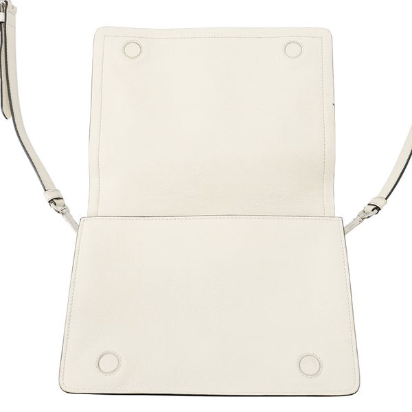プラダ ショルダーバッグ グレースカーフ トライアングルロゴ 1BD296 PRADA バッグ 白