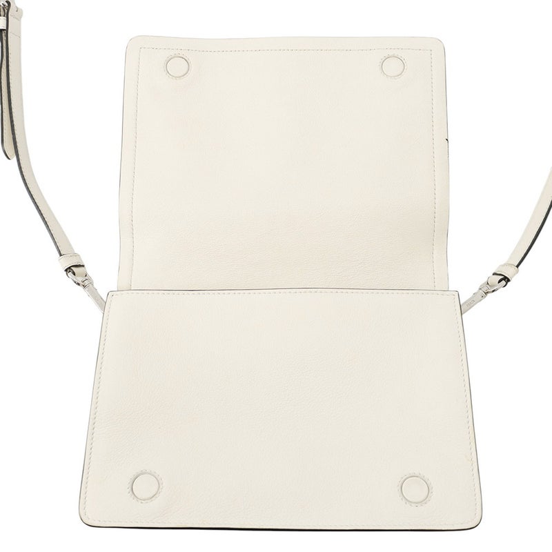プラダ ショルダーバッグ グレースカーフ トライアングルロゴ 1BD296 PRADA バッグ 白