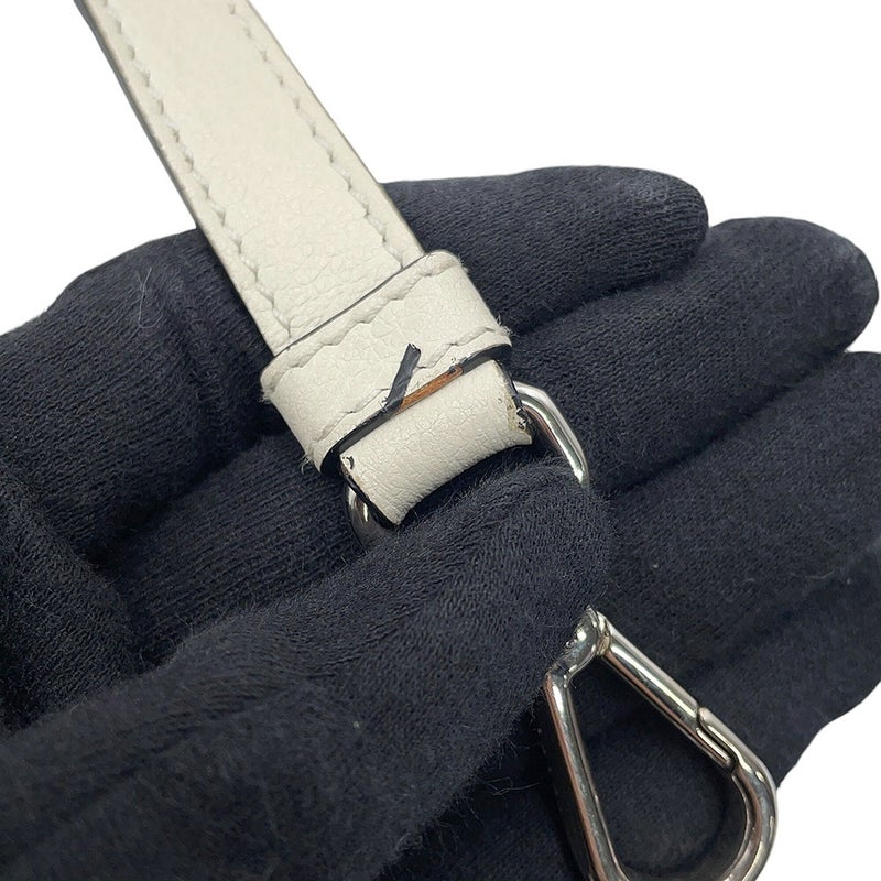 プラダ ショルダーバッグ グレースカーフ トライアングルロゴ 1BD296 PRADA バッグ 白