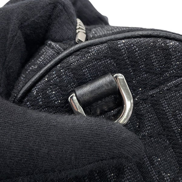 クリスチャン・ディオール ショルダーバッグ オブリーク ジャカード ローラー 1ROPO061YKY Christian Dior 黒