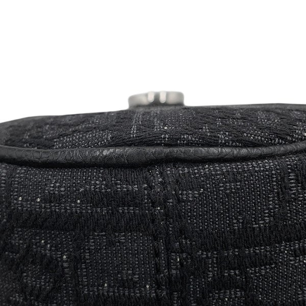 クリスチャン・ディオール ショルダーバッグ オブリーク ジャカード ローラー 1ROPO061YKY Christian Dior 黒