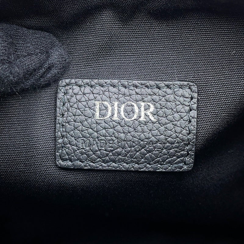 クリスチャン・ディオール ショルダーバッグ オブリーク ジャカード ローラー 1ROPO061YKY Christian Dior 黒