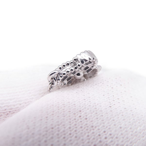 ヴァンクリ ブレスレット スウィート アルハンブラ 6モチーフ ダイヤモンド 72P 計0.48ct K18WGホワイトゴールド VCARO85700