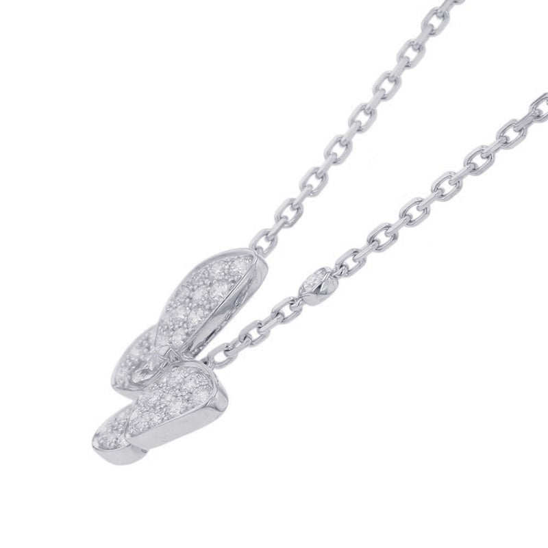ヴァンクリ ネックレス ドゥ パピヨン ペンダント ダイヤモンド 36P 計0.88ct K18WGホワイトゴールド VCARO3M400