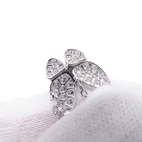 ヴァンクリ ネックレス ドゥ パピヨン ペンダント ダイヤモンド 36P 計0.88ct K18WGホワイトゴールド VCARO3M400
