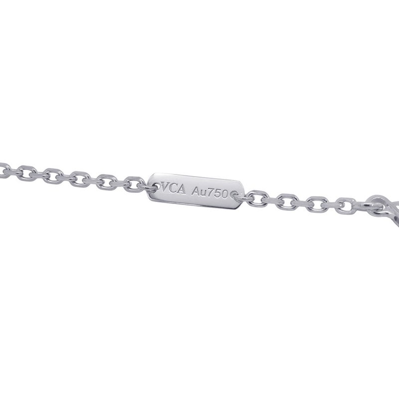 ヴァンクリ ネックレス ドゥ パピヨン ペンダント ダイヤモンド 36P 計0.88ct K18WGホワイトゴールド VCARO3M400