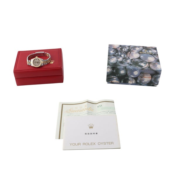ロレックス デイトジャスト U番 69173 ROLEX 腕時計 K18YGイエローゴルド アイボリーコンピューター文字盤
